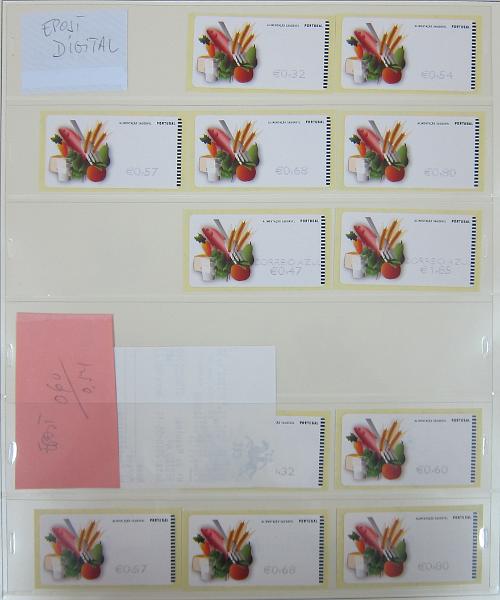 0265 (335).jpg -     Lote:    265      Colecção Especializada - Etiquetas      Lotes Especiais       Descrição:      1981/2010 &mdash; Etiquetas.   Coleção composta por 12 álbuns com etiquetas desde percursoras e Framas até 2010, com provas, erros, FDC's, etiquetas novas e usadas, sobrescritos circulados, variedades de impressão e papéis. Importante estudo. Lote a ver.        Lote ETQ       Valor Base:     &euro; 3000,00     Valor Venda:     &euro;      